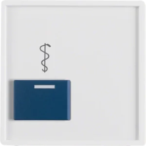 Centre plate for call unit with blue doctor call b - Görsel 1