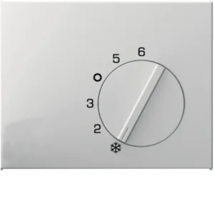 Centre plate with setting knob for room thermostat - Görsel 1