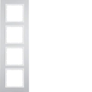 B.7 Dörtlü Çerçeve Alüminyum Anodize - Görsel 1