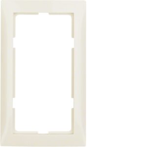 Frame with large cut-out  white, glossy  (Berker S - Görsel 1