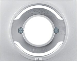 Centre plate for pilot lamp E14  alu, lacquered  ( - Görsel 1