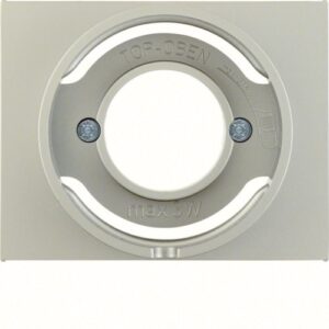 Centre plate for pilot lamp E14  stainless steel, - Görsel 1