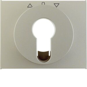 Centre plate for key switch/key push-button for sh