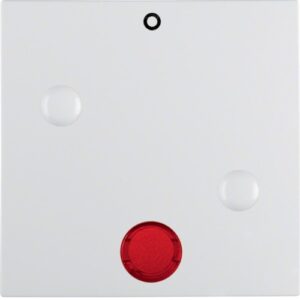 Rocker screw-on with red lens and imprint "0"  pol - Görsel 1