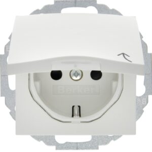 S.1/B.1/B.3/B.7 Glas_SC soct outlet with hinged C - Görsel 1