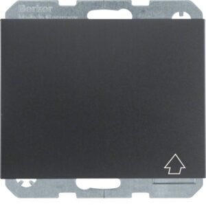 K.1/K.5 Schuko Priz Kapaklı Çocuk Korumalı IP44 Antrasit - Görsel 1