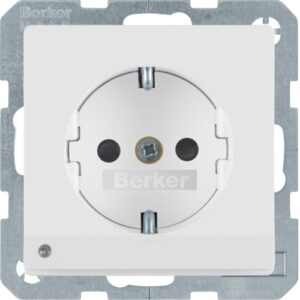 SCHUKO polar white with LED orientation light Q.1 - Görsel 1