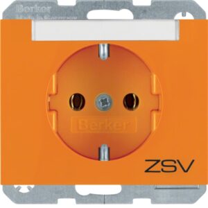 SCHUKO-socket outlet with imprint and labelling fi - Görsel 1
