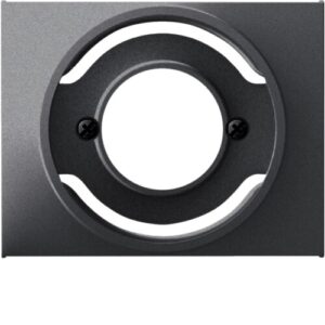 Centre plate for pilot lamp E14  anthracite, matt - Görsel 1