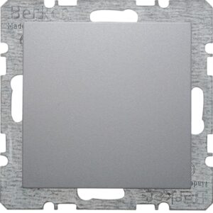 Blank plate with centre plate  aluminium, matt  (B - Görsel 1