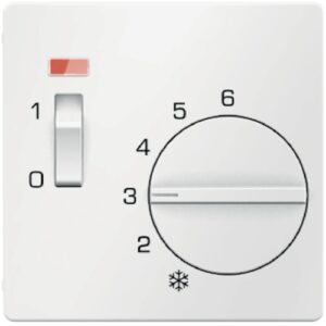 Centre plate with setting knob, rocker and lens  p - Görsel 1