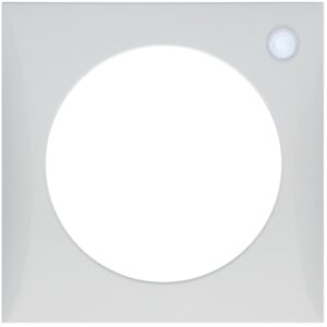 Frame 1gang with lens  polar white, glossy  (Berke - Görsel 1