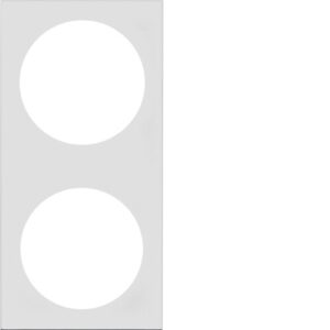 Frame 2gang Integro Pure chrome, glossy galvanised - Görsel 1