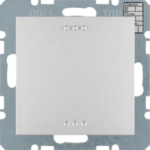 Object room thermostat with button interface  alum - Görsel 1