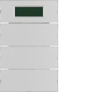 Push-button 3gang with room thermostat, display  a - Görsel 1