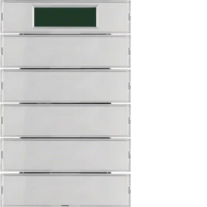 Push-button 5gang with room thermostat, display  a - Görsel 1