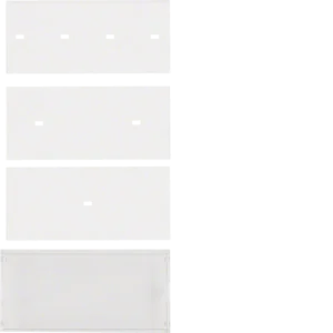 Labelling field with cover plate  clear transparen - Görsel 1
