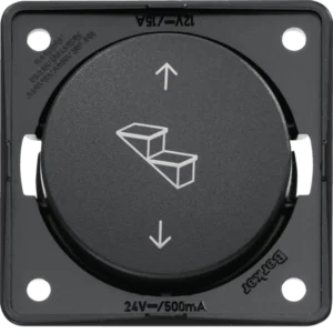 Reverse polarity rocker push-button with imprinted - Görsel 1