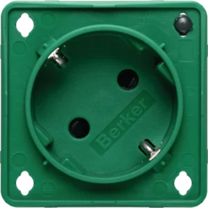 SCHUKO-socket outlet 45Â° with indicator LED, "SNA - Görsel 1