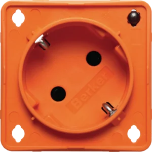SCHUKO-socket outlet 45Â° with indicator LED, "SNA - Görsel 1
