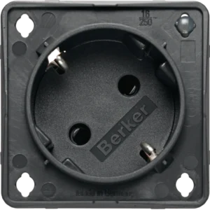 SCHUKO-socket outlet 45Â° with indicator LED, "SNA - Görsel 1