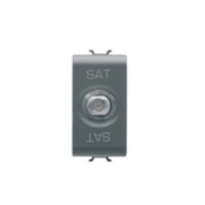 F TYPE TV SOCKET 1M ANTHRACITE - Görsel 1