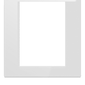 MONA WHITE FRAME BRITISH 1 GANG - Görsel 1