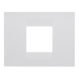 ORIA 2 GANG FRAME PEARL WHITE (22,5x2)mm - Görsel 1