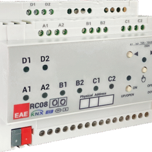 KNX Room Control Unit 8ch, Fancoil, Switch, Blind actuator - Görsel 1