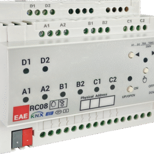 KNX Room Control Unit 8ch,8 Input Fancoil, Switch, Blind actuator - Görsel 1