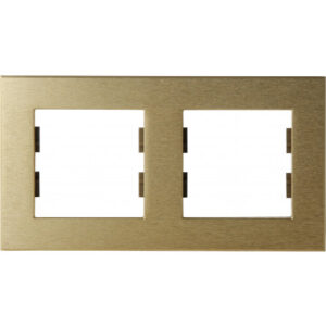 ROSA FRAME DOUBLE GOLD - Görsel 1