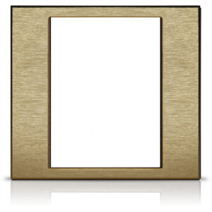 ROSA FRAME BRITISH 1 GANG GOLD - Görsel 1