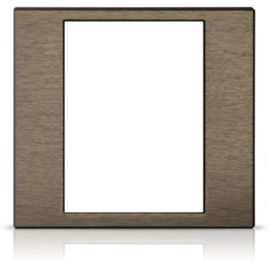 ROSA FRAME BRITISH 1 GANG BRONZE - Görsel 1