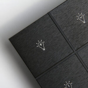 Rosa Metal Brushed-Switch-2F-Anthracite-Status-Icon - Görsel 1