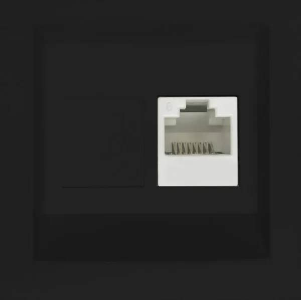 SINGLE RJ45 CAT.6 UTP DATA ANTHRACITE (INT-C010-01-01)